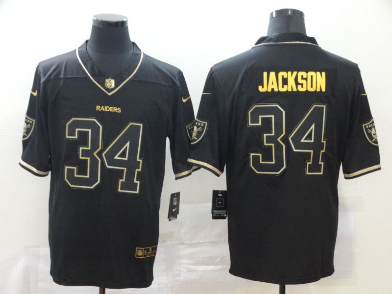 Men Oakland Raiders 34 Jackson Black Nike Vapor Untouchable Stitched Limited NFL Jerseys